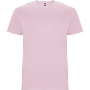 Roly Childrens/Kids Stafford Short-Sleeved T-Shirt / Light Pink